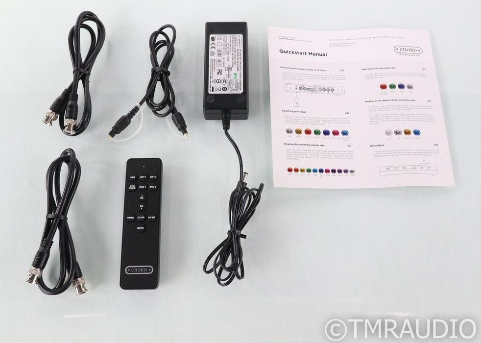 Chord Electronics Hugo M Scaler Digital Upscaler; Black; Remote; D/D Converter