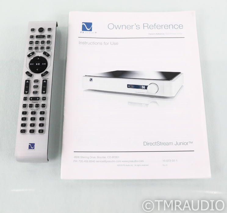 PS Audio PerfectWave DirectStream Junior DAC; D/A Converter; DSJ; Remote