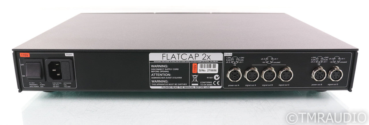 Naim Flatcap 2x AC Power Distributor; 2-x; Black