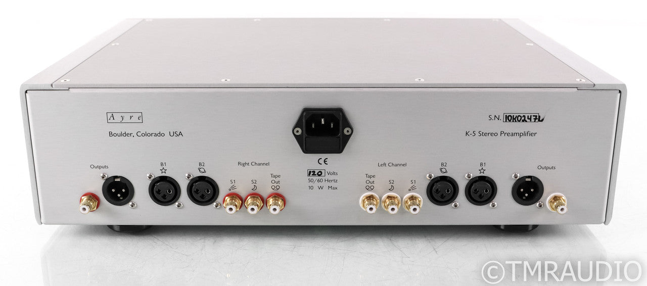 Ayre K-5xe MP Stereo Preamplifier; Silver; Remote; K5