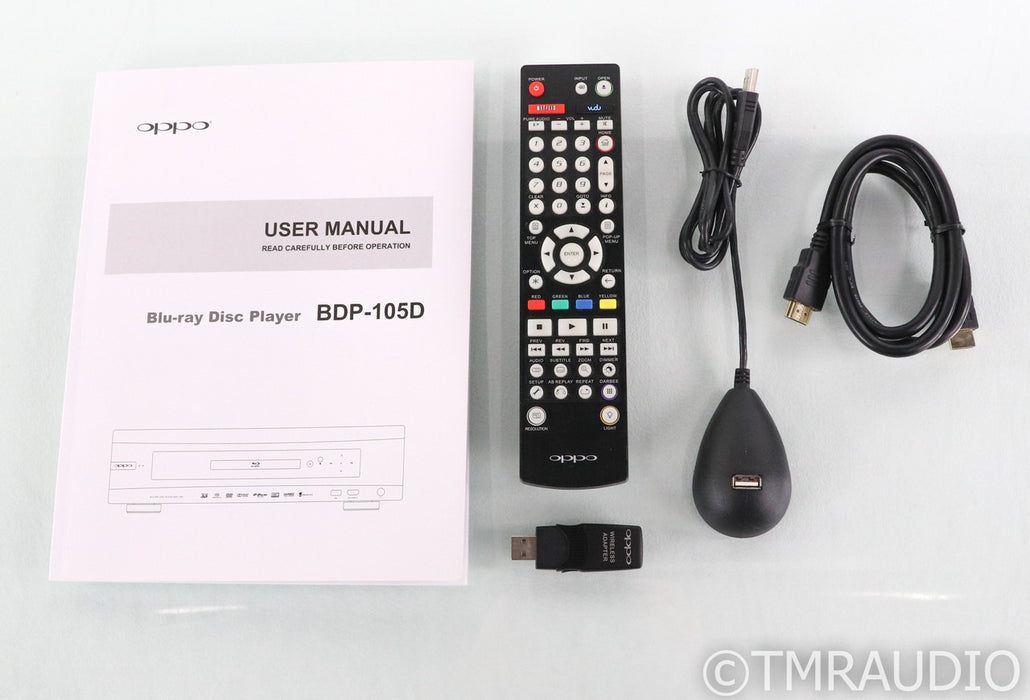 Oppo BDP-105D Universal Blu-Ray Player; BDP105D; Darbee Edition; Remote
