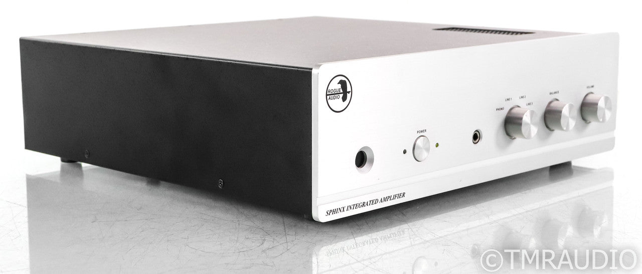 Rogue Audio Sphinx Stereo Tube Integrated Amplifier; Silver; Remote