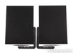B&W CM-5 Bookshelf Speakers; Piano Black Pair w/ Stands