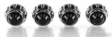 Arya Audio Labs RevOpod Isolation Feet; Black Chrome w/ Silver; Set of 4