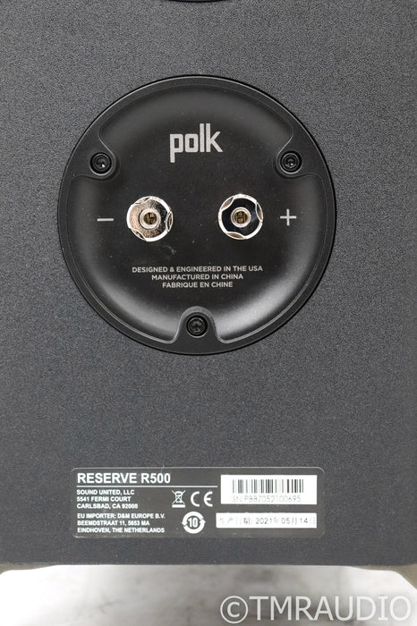 Polk Audio Reserve R500 Floorstanding Speakers; Black Pair; R-500