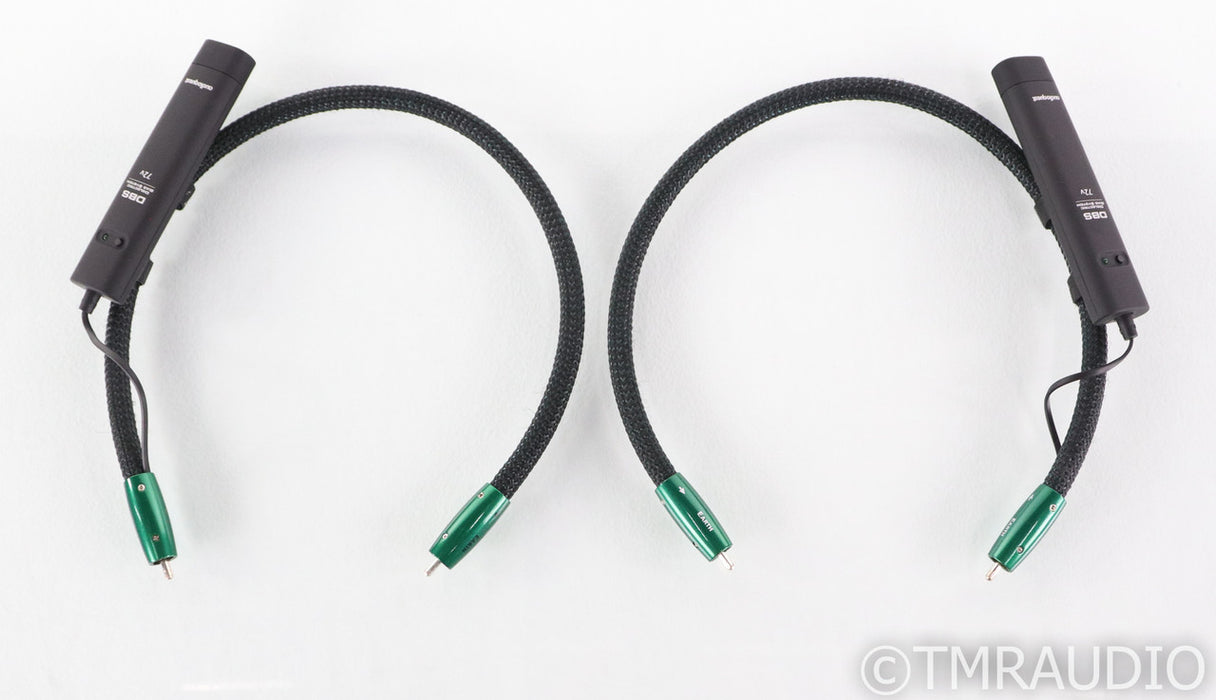 AudioQuest Earth RCA Cables; .5m Pair Interconnects; 72v DBS