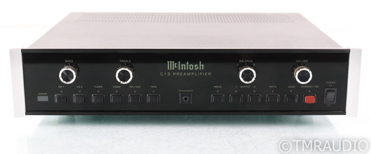 McIntosh C15 Stereo Preamplifier; Remote; MM Phono; C-15