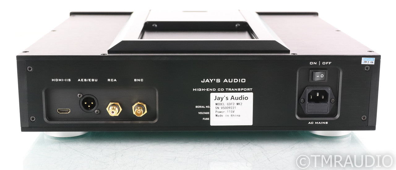 Jays Audio CDT2-MK2 CD Transport; Remote; Black; CDT-2; Mk II