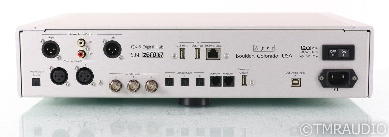 Ayre QX-5 Twenty Digital Hub DAC / Network Streamer; D/A Converter; Remote