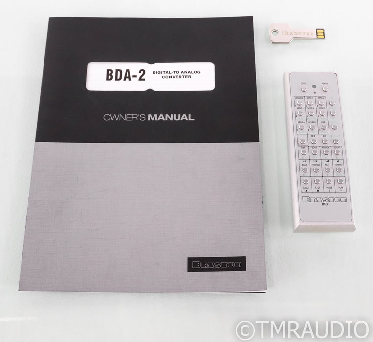 Bryston BRA-2 D/A Converter; Silver; Remote; DAC