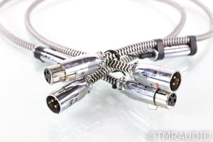 AudioQuest Cheetah XLR Cables; 1m Pair Balanced Interconnects; DBS