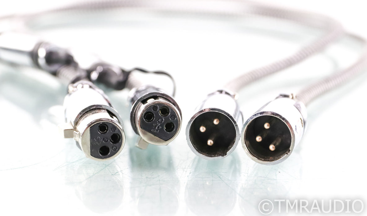 AudioQuest Cheetah XLR Cables; 1m Pair Balanced Interconnects; DBS