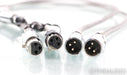 AudioQuest Cheetah XLR Cables; 1m Pair Balanced Interconnects; DBS