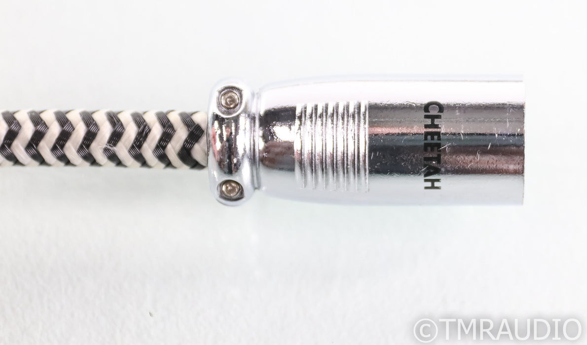 AudioQuest Cheetah XLR Cables; 1m Pair Balanced Interconnects; DBS