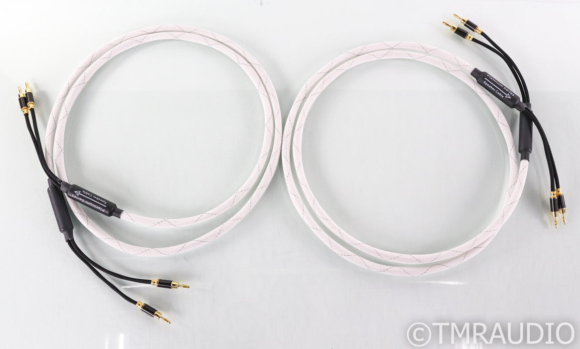 WyWires Platinum Speaker Cables; 8ft Pair