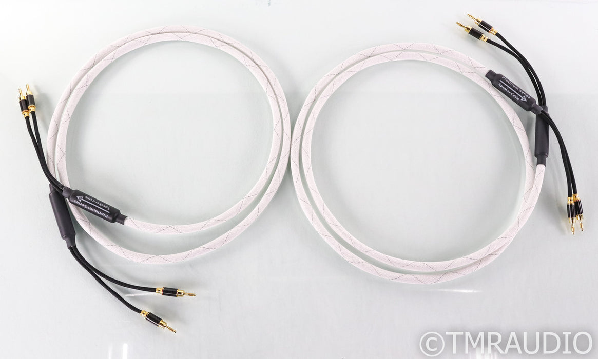 WyWires Platinum Speaker Cables; 8ft Pair