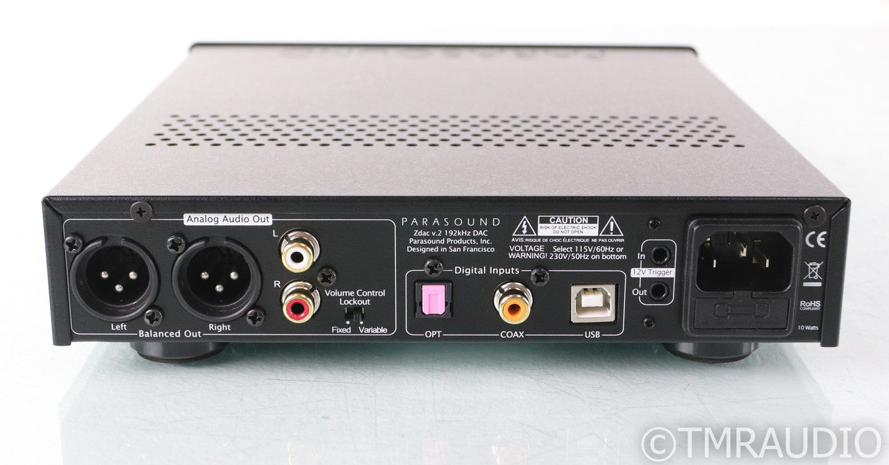 Parasound Zdac v.2 DAC; D/A Converter; Black