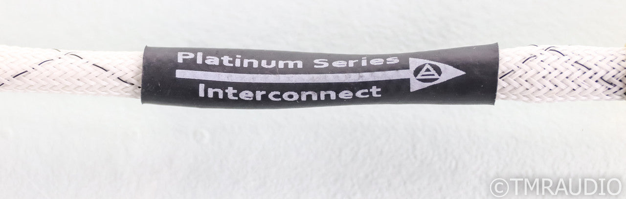 WyWires Platinum RCA Cables; 1m Pair Interconnects