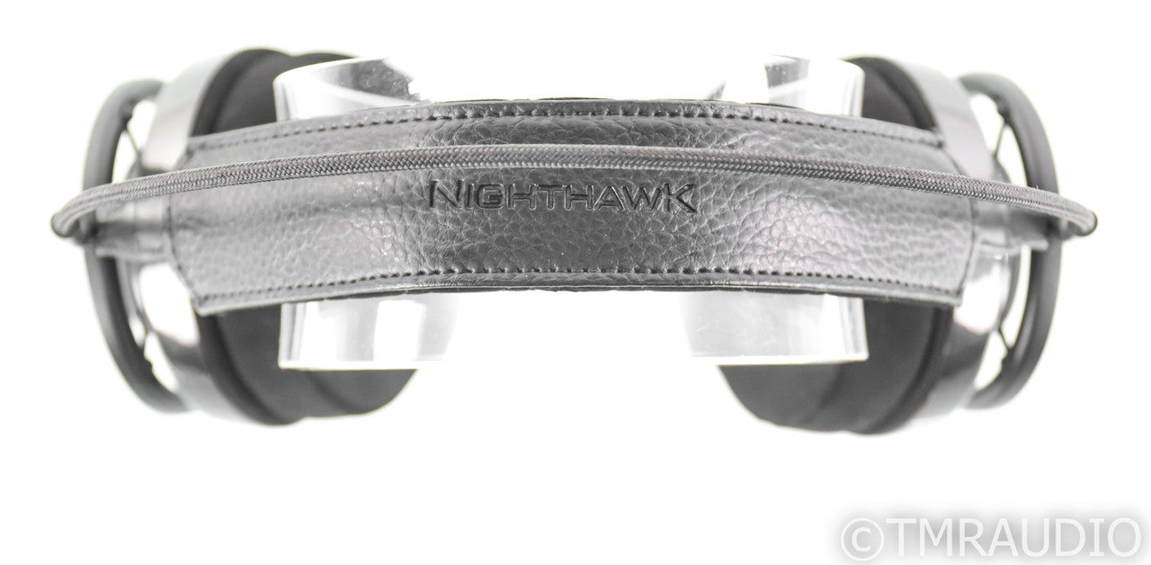 AudioQuest Nighthawk Carbon Semi-Open Back Headphones; Upgraded Cable