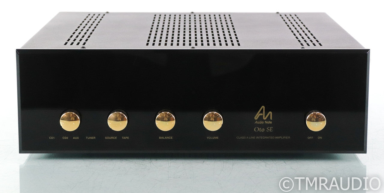 Audio Note OTO Line SE Stereo Tube Integrated Amplifier; Black