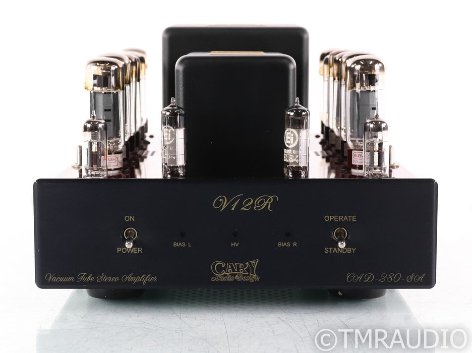 Cary Audio V12R CAD-280-SA Stereo Tube Power Amplifier; New Tubes