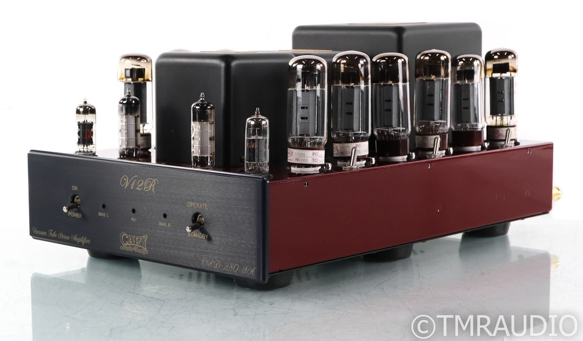 Cary Audio V12R CAD-280-SA Stereo Tube Power Amplifier; New Tubes