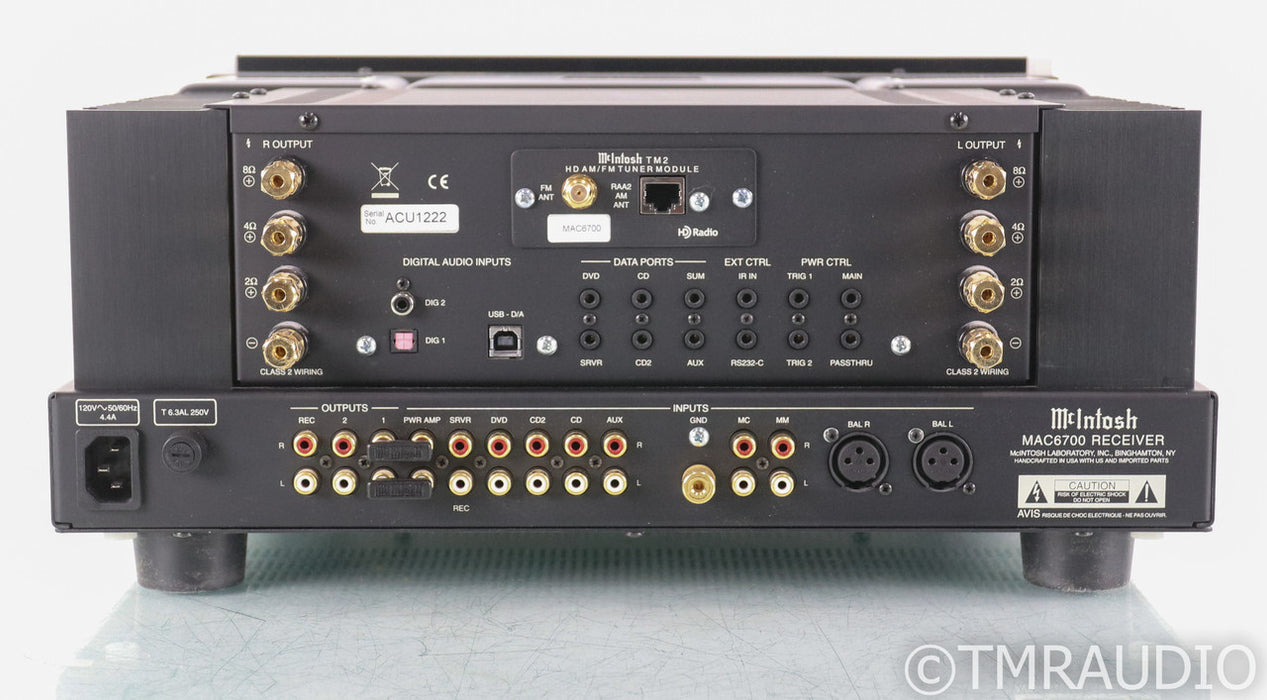 Macintosh MAC6700 Stereo Integrated Amplifier; Black; Remote