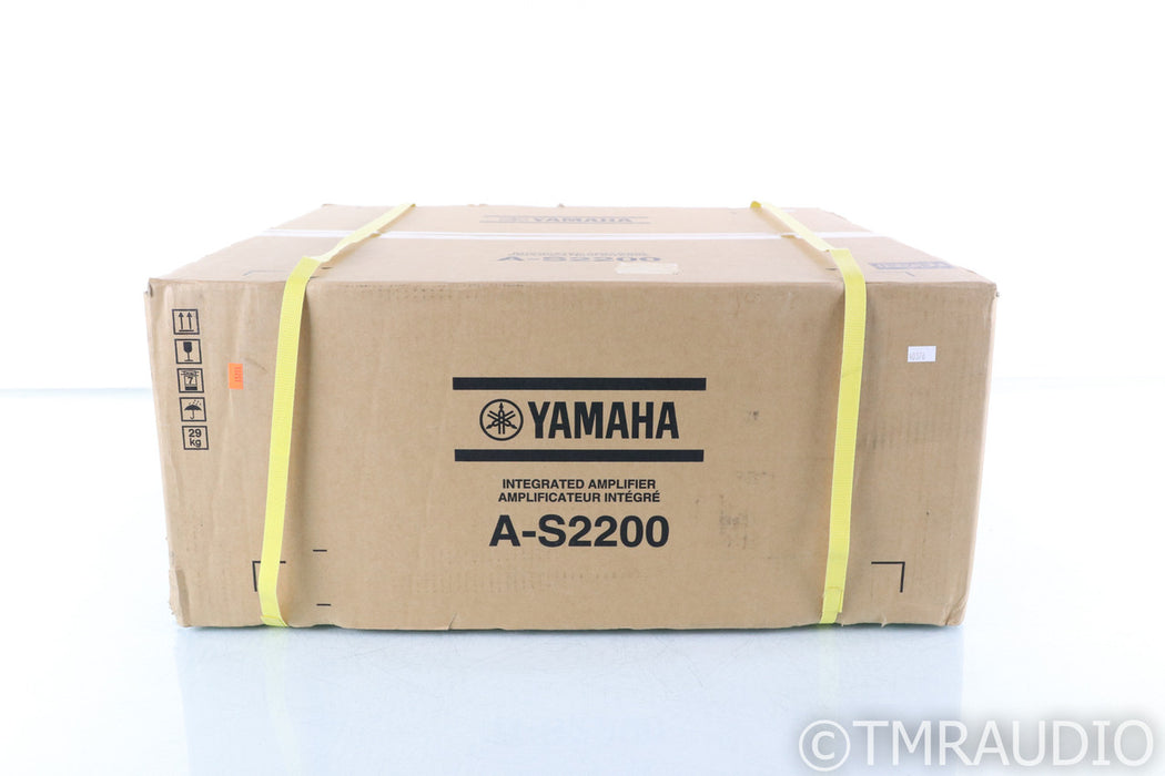 Yamaha A-S2200 Stereo Integrated Amplifier; Black; AS2200; MM / MC Phono  (New)