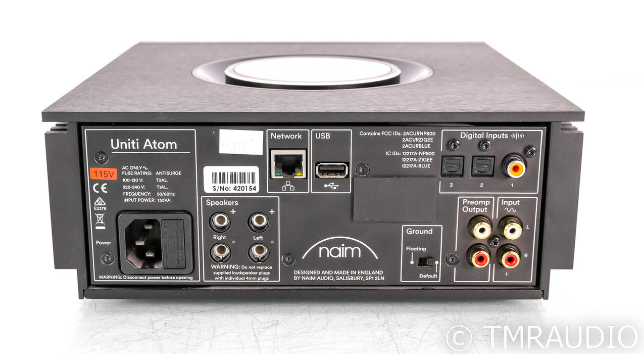 Naim Uniti Atom Wireless Streaming Integrated Amplifier; Remote