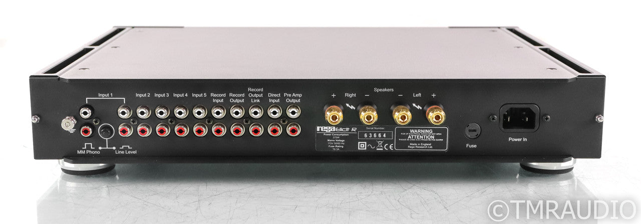 Rega Elicit-R Stereo Integrated Amplifier; Remote; MM Phono; ElicitR