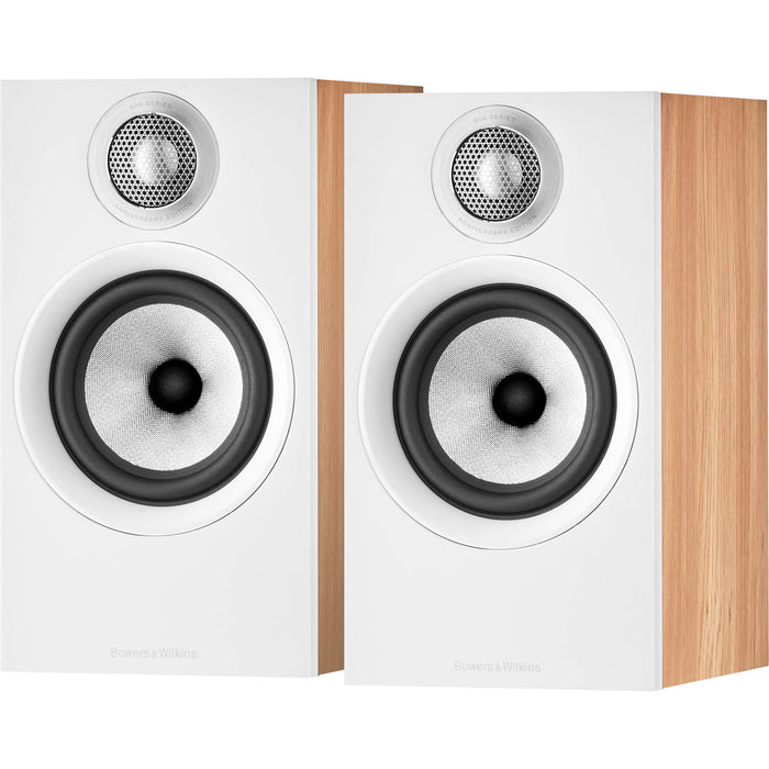 Bowers & Wilkins 607 S2 Bookshelf Speakers; Oak; Pair