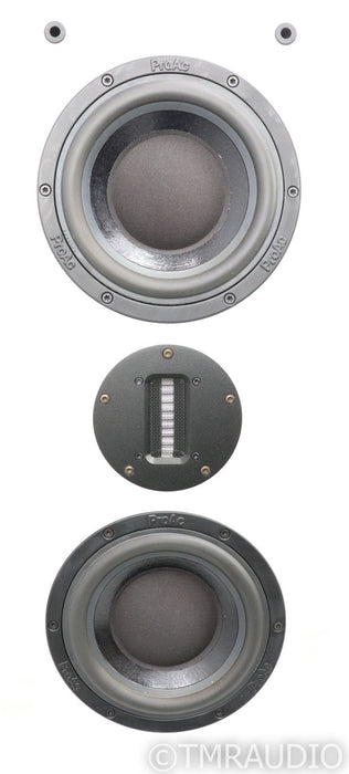 ProAc D48R Florstanding Speakers; White Pair; Ribbon Tweeter; D-48-R