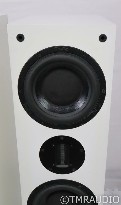 ProAc D48R Florstanding Speakers; White Pair; Ribbon Tweeter; D-48-R