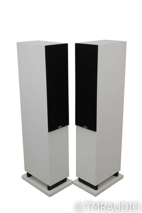 ProAc D48R Florstanding Speakers; White Pair; Ribbon Tweeter; D-48-R