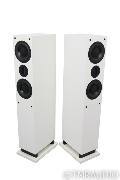 ProAc D48R Florstanding Speakers; White Pair; Ribbon Tweeter; D-48-R
