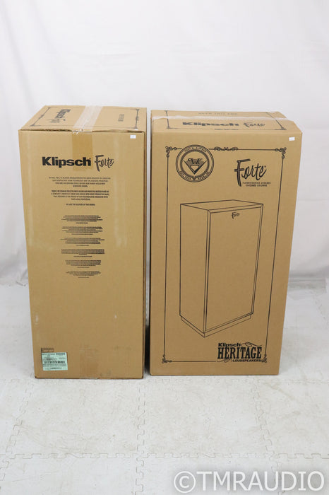 Klipsch Forte IV Floostanding Speakers; Distressed Oak Pair (New)