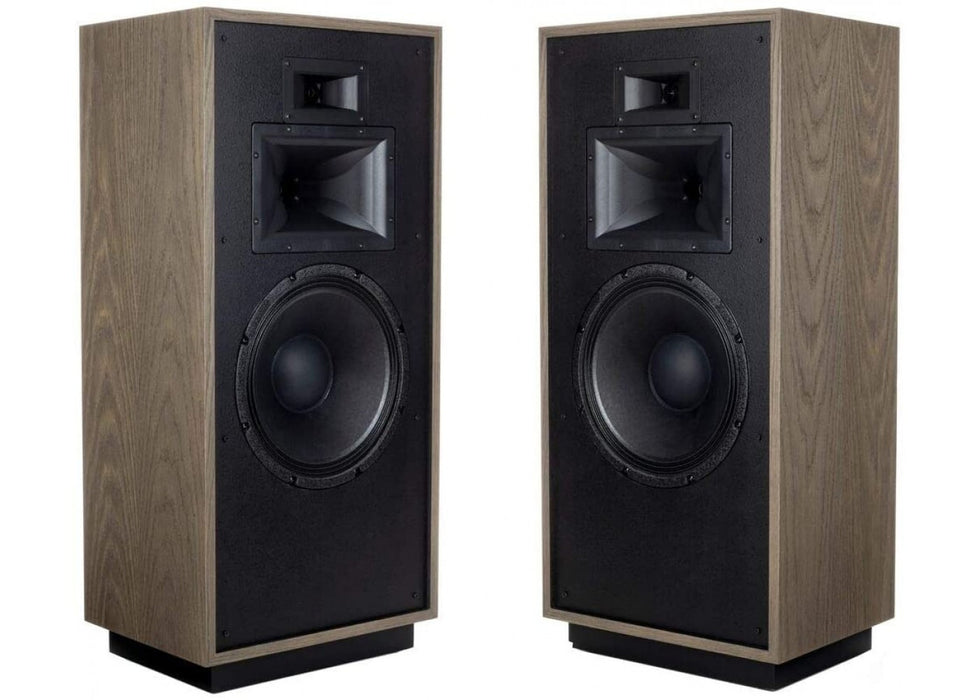Klipsch Forte IV Floostanding Speakers; Distressed Oak Pair (New)