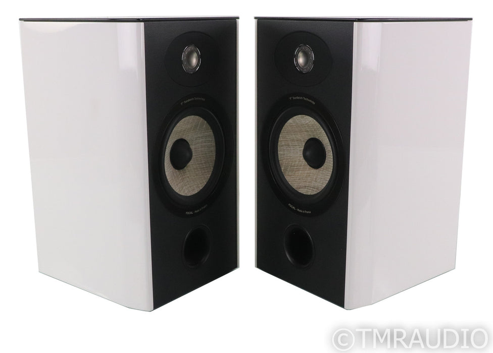 Focal Aria 906 Bookshelf Speakers; Gloss White Pair