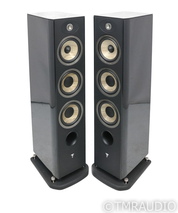 Focal Aria 926 Florostanding Speakers; High Gloss Black Pair (New / Open Box)