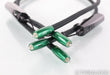 AudioQuest Earth RCA Cables; 1m Pair Interconnects; 72v DBS (Open Box)