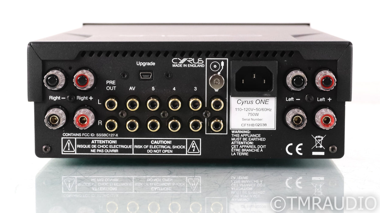 Cyrus One Stereo Integrated Amplifier; Remote; MM Phono (Open Box)