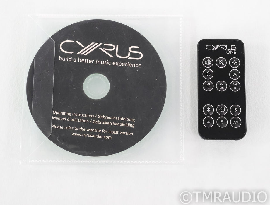 Cyrus One Stereo Integrated Amplifier; Remote; MM Phono (Open Box)