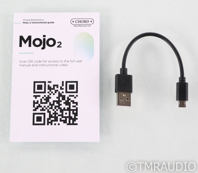 Chord Electronics Mojo 2 Portable Headphone Amplifier / DAC; Black (Open Box)