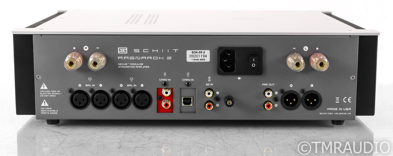 Schiit Ragnarok 2 Stereo Integrated Amplifier; Fully Loaded; USB; MM Phono