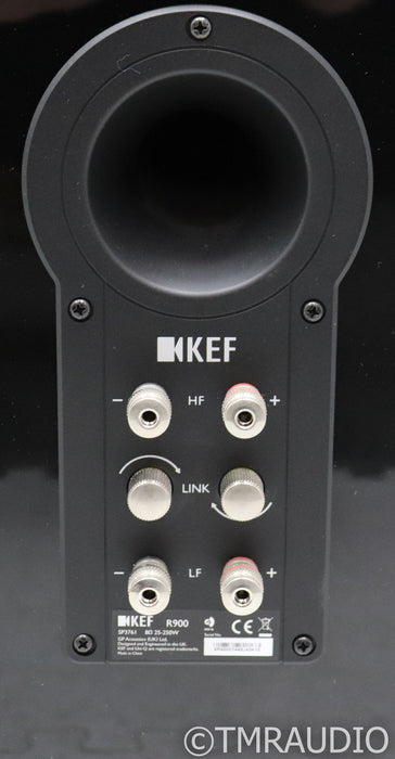 KEF R900 Floorstanding Speakers; Gloss Black; R-900