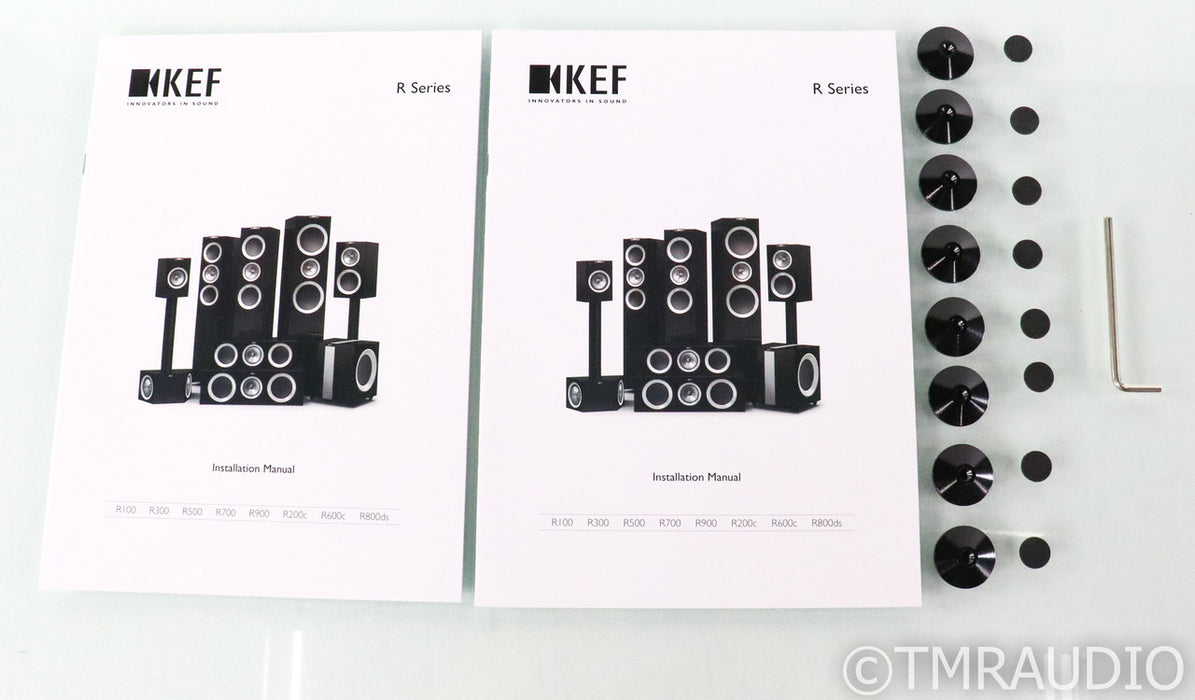 KEF R900 Floorstanding Speakers; Gloss Black; R-900