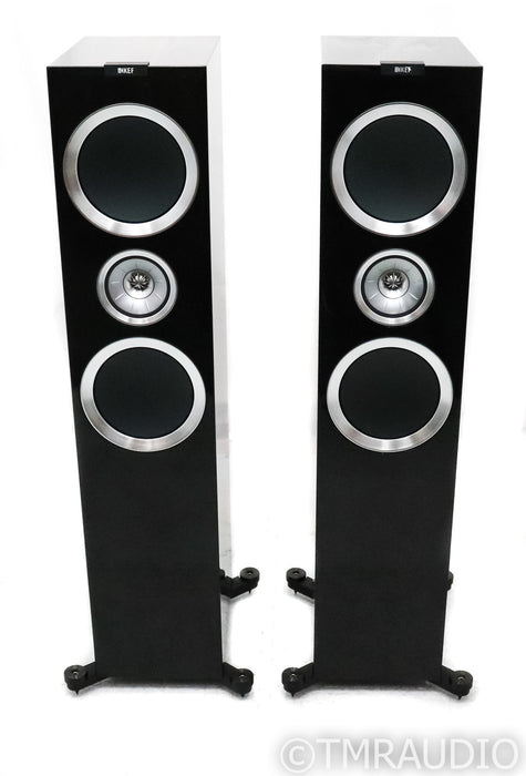 KEF R900 Floorstanding Speakers; Gloss Black; R-900