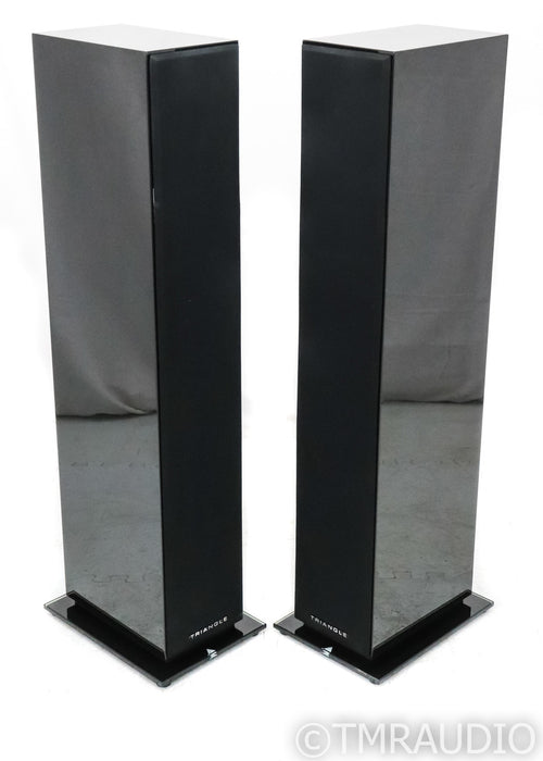 Triangle Gaia Ez Floorstanding Speakers; Piano Black Pair