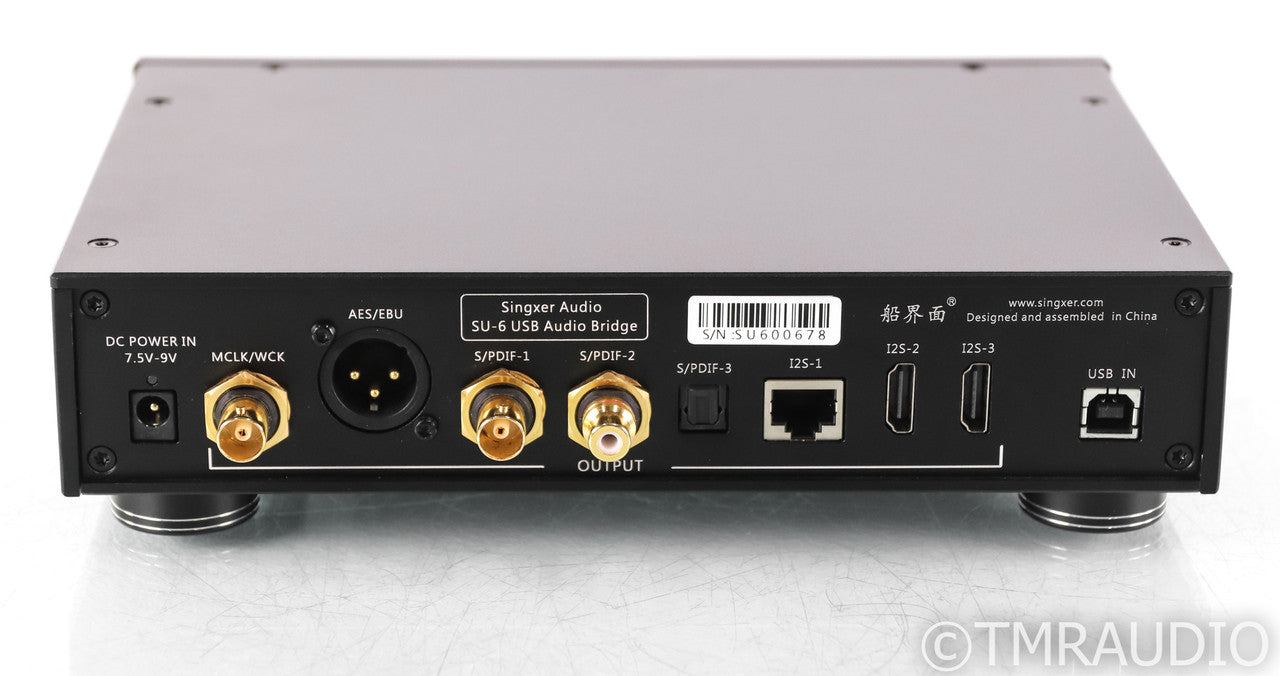 Singxer SU-6 USB Audio Bridge; Black; SU6; D/D Converter