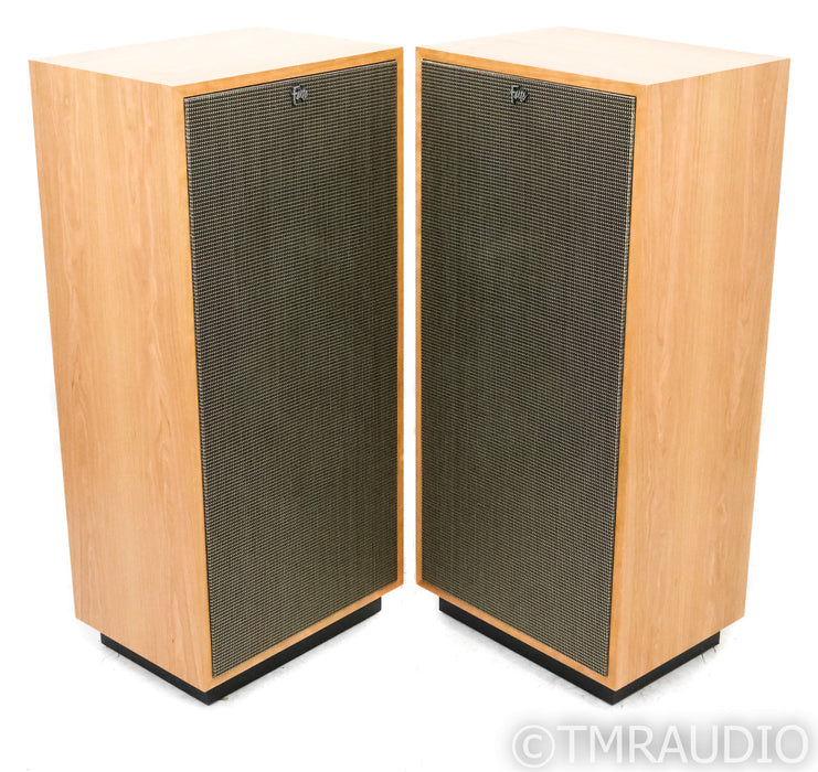 Klipsch Forte IV Floorstanding Speakers; Natural Cherry Pair
